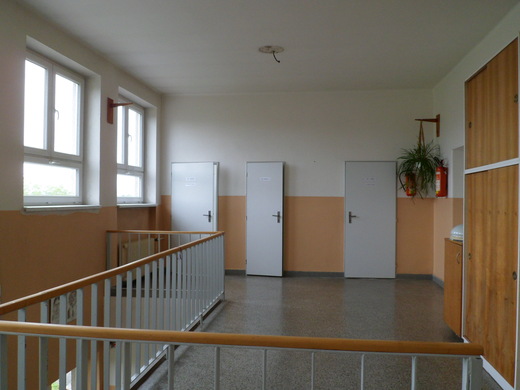 Malování školní chodby, H. Král.
